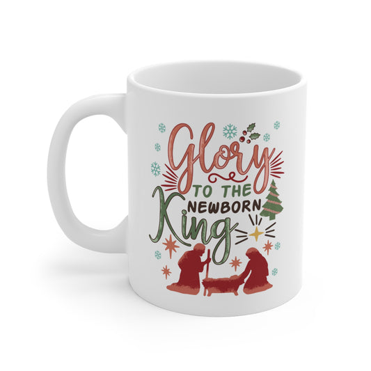 Newborn King Christmas Mug