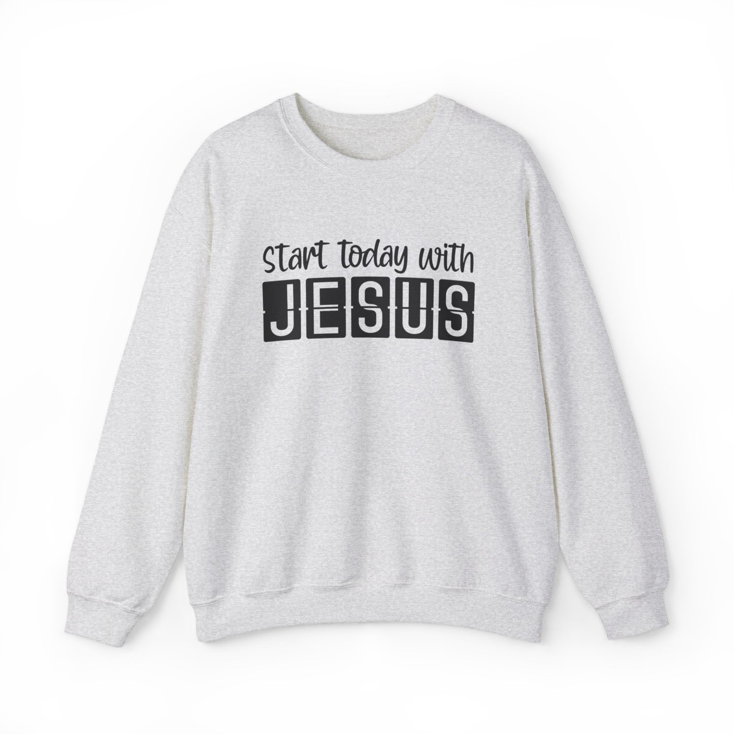 Start Today With Jesus Premium Sweatshirt