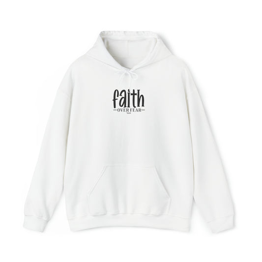 Faith Over Fear Premium Hoodie White tosave1life.com