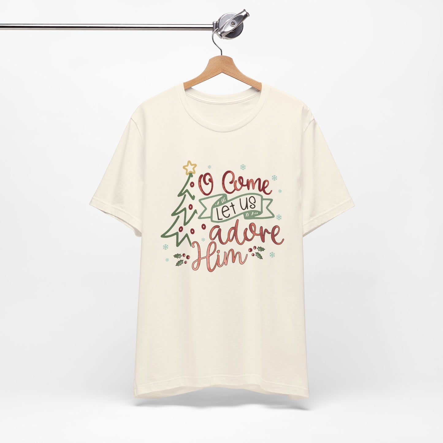 Let Us Adore Him Christmas Shirt
