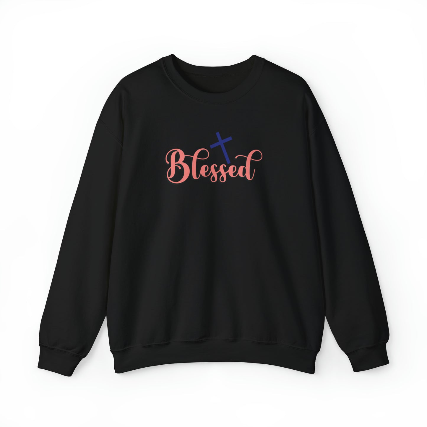 Blessed Premium Sweatshirt Black tosave1life.com