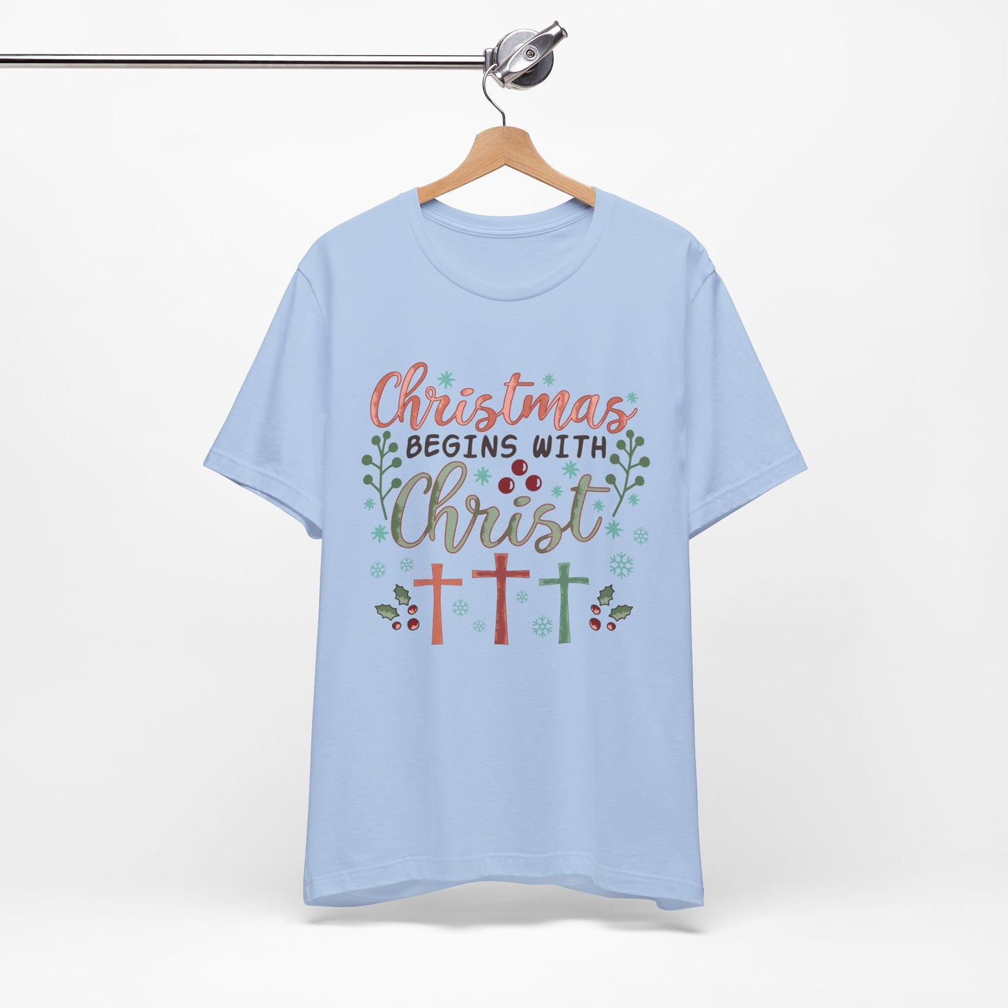Christmas Begins With Christ Shirt