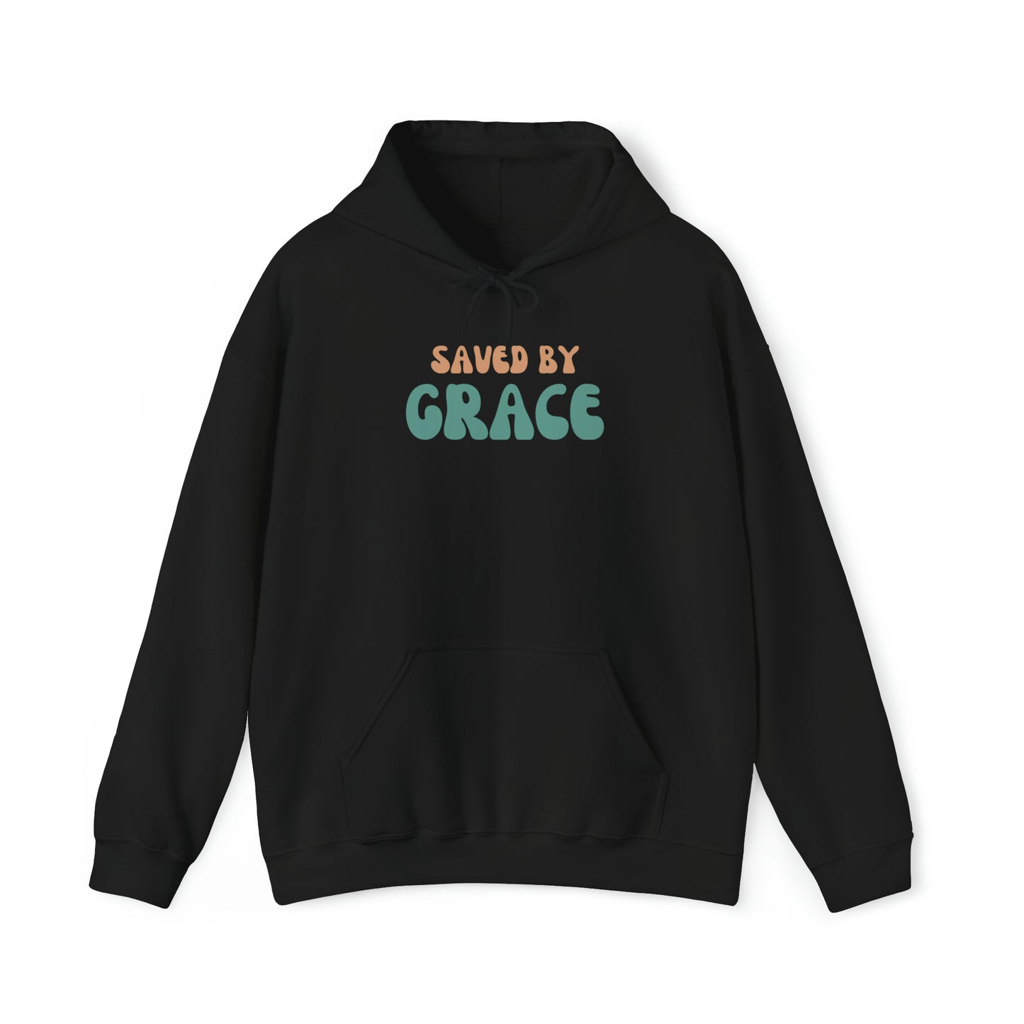 Saved by Grace Premium Hoodie Black tosave1life.com
