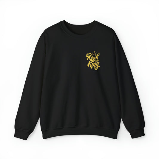 Jesus Is The Real King Premium Sweatshirt tosave1life.com