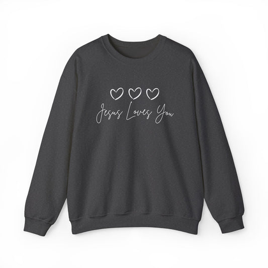 Jesus Loves You Premium Sweatshirt
