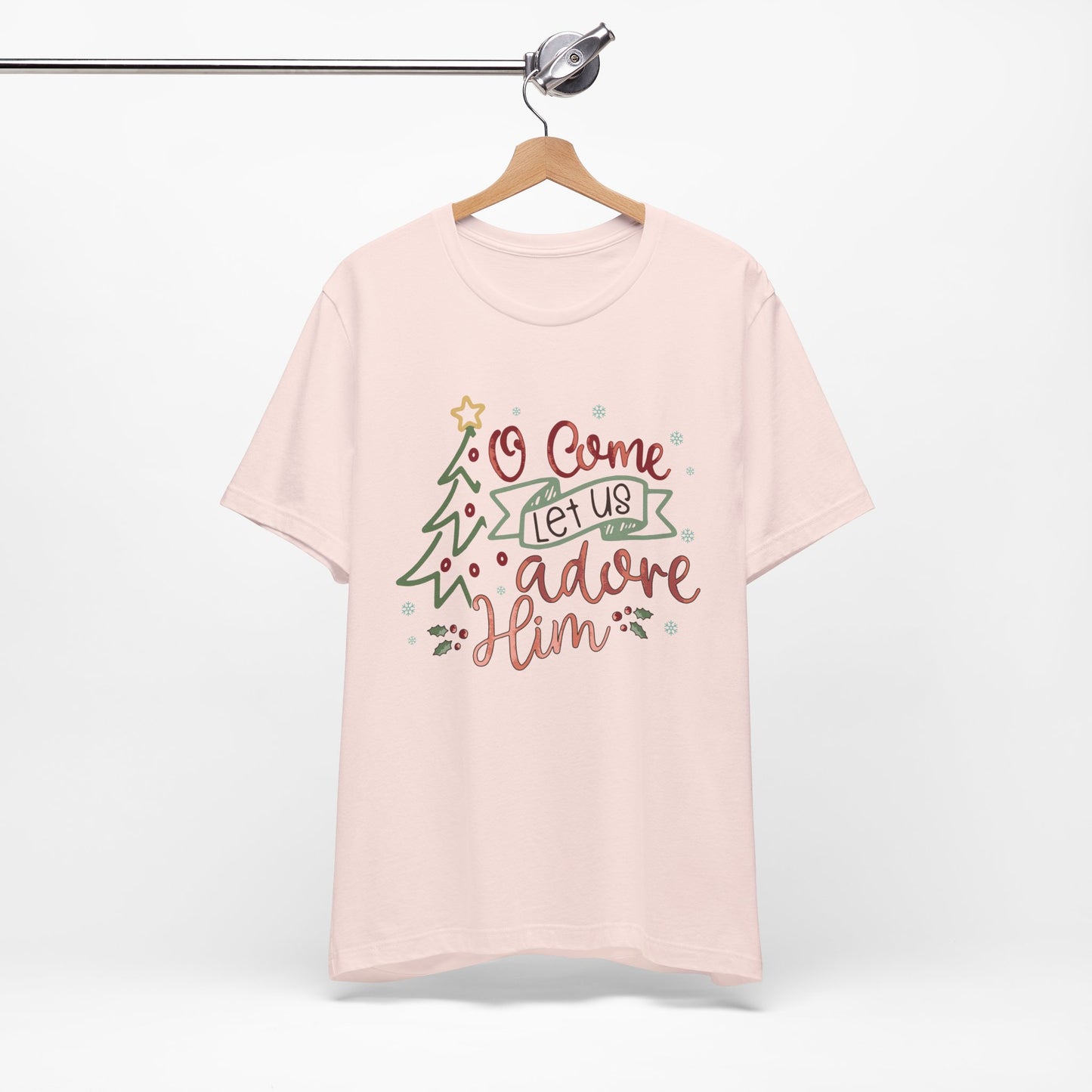 Let Us Adore Him Christmas Shirt