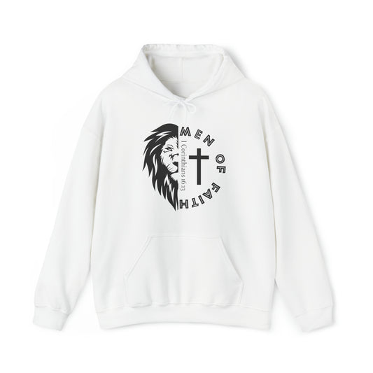 Men of Faith Premium Hoodie White tosave1life.com