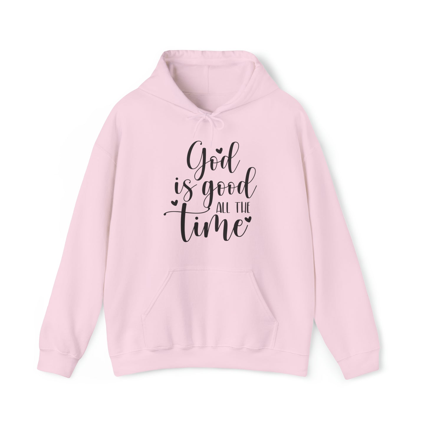 God is Good Premium Hoodie Light Pink tosave1life.com
