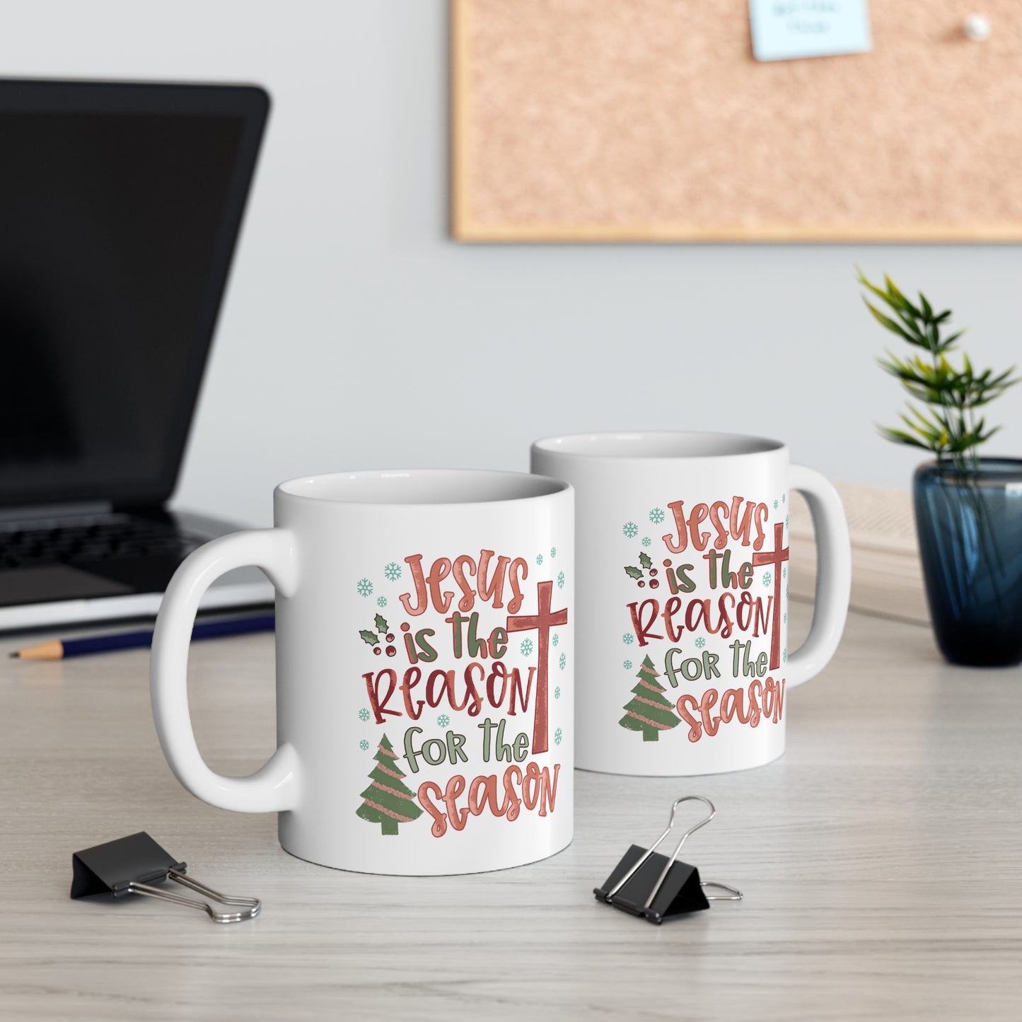 Jesus is The Reason Christmas Mug