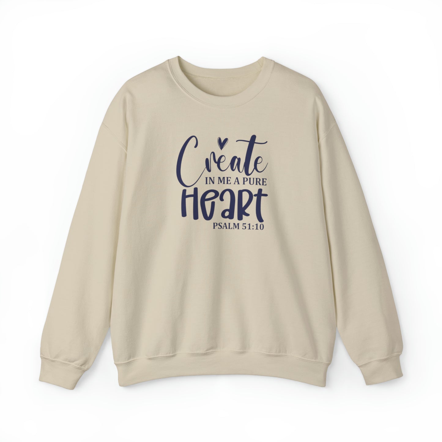 A Pure Heart Premium Sweatshirt Sand tosave1life.com