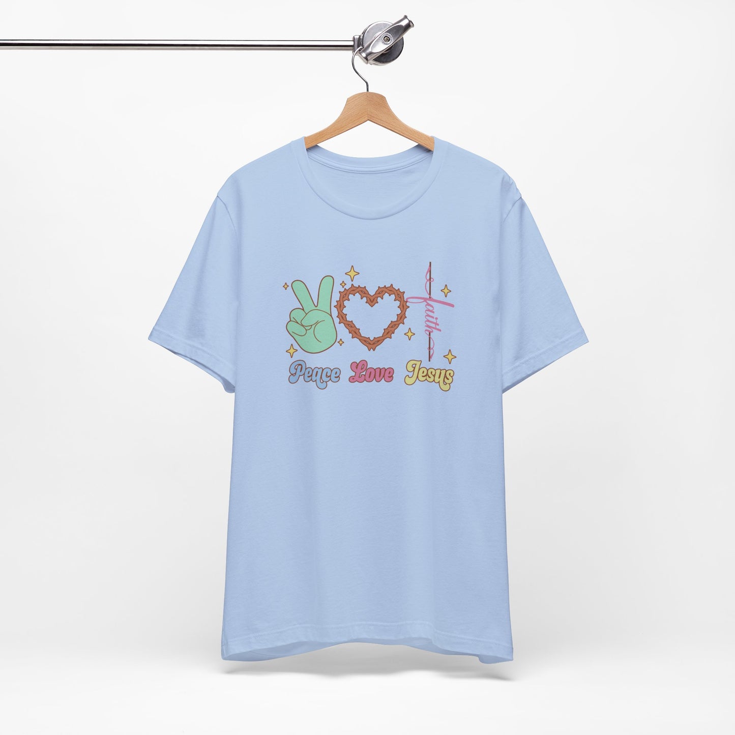 Peace Love Jesus Premium Shirt