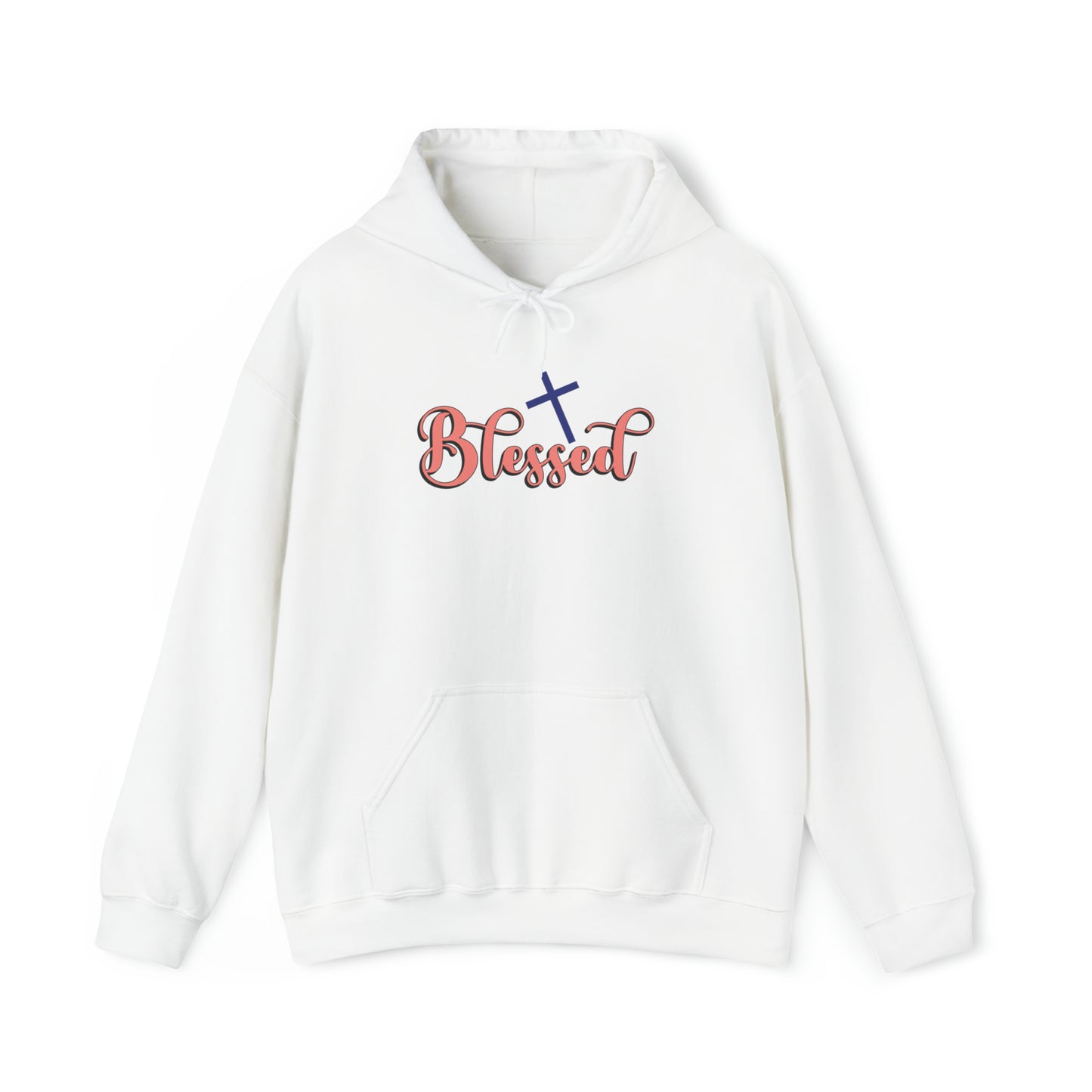 Blessed Premium Hoodie White tosave1life.com