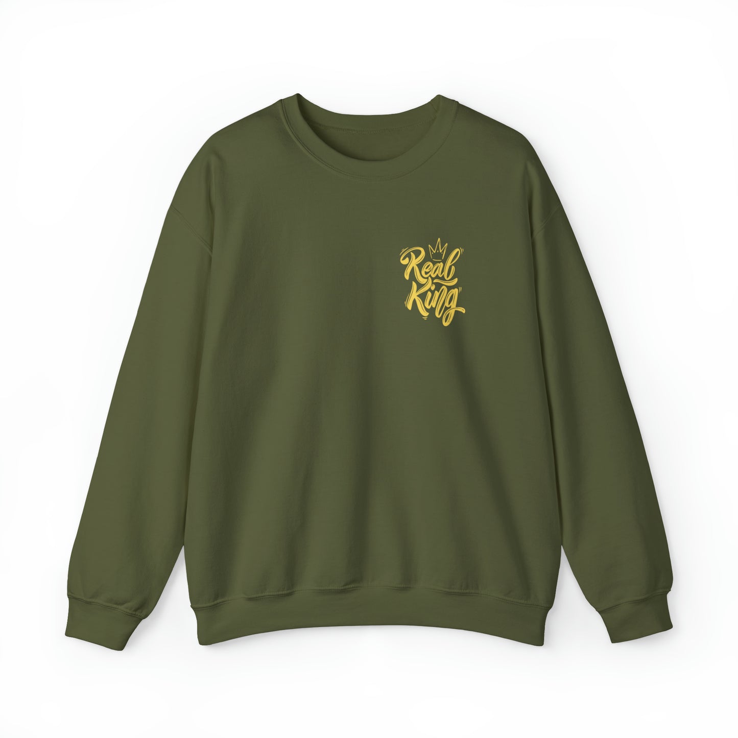 Jesus Is The Real King Premium Sweatshirt tosave1life.com