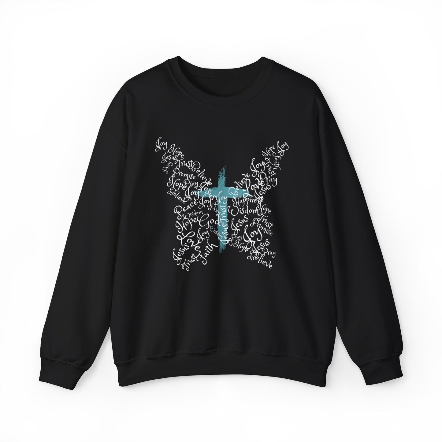 Butterfly Cross Premium Sweatshirt