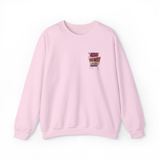 Jesus the Way Premium Sweatshirt tosave1life.com