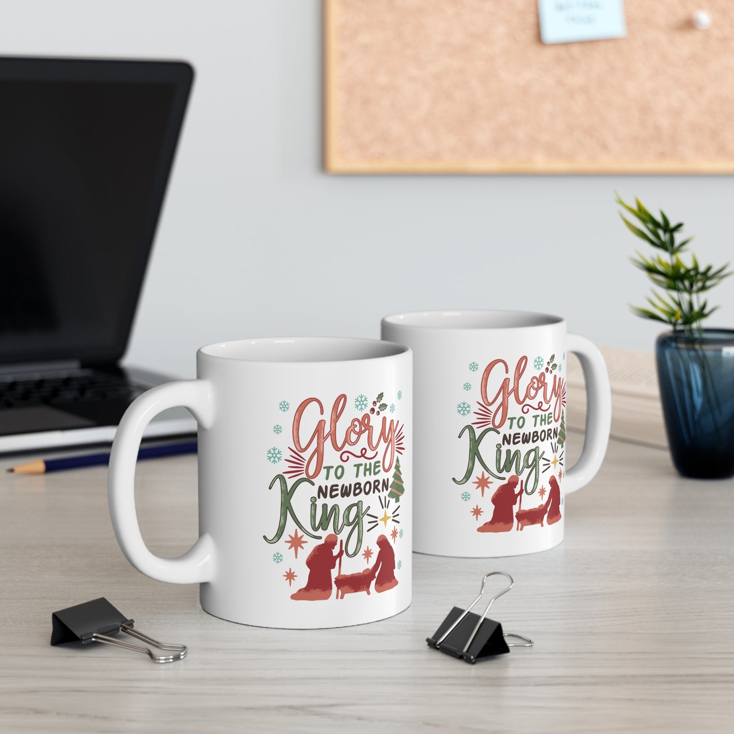 Newborn King Christmas Mug