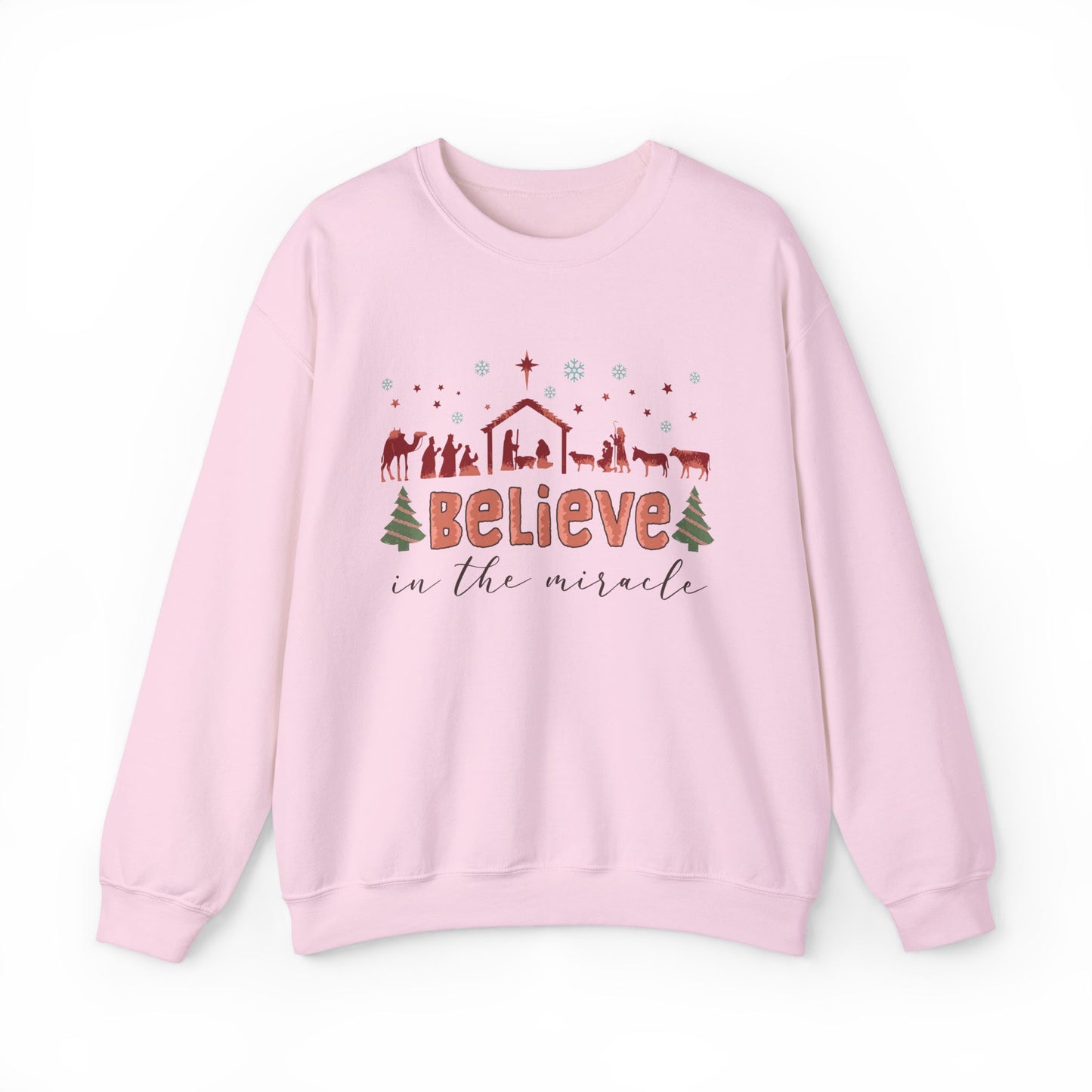 Believe in The Miracle Christmas Sweatshirt