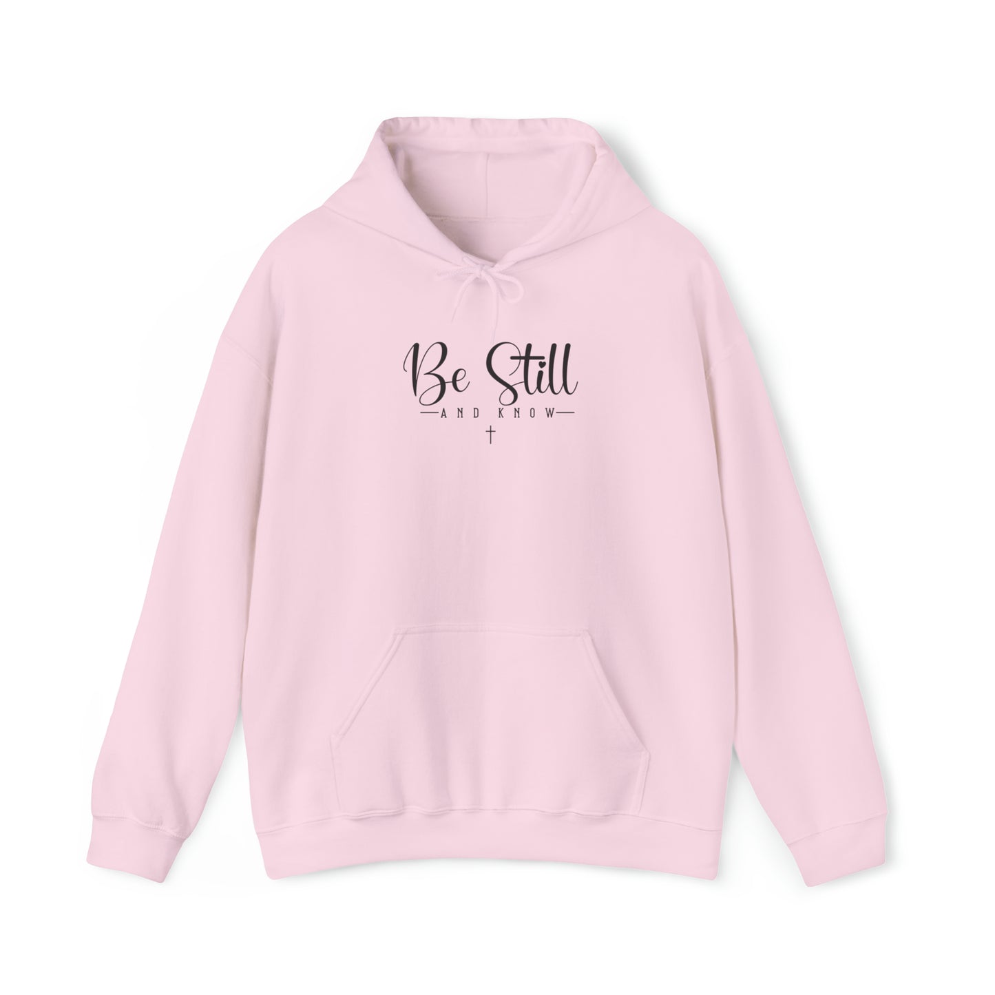 Be Still And Know Premium Hoodie Light Pink tosave1life.com