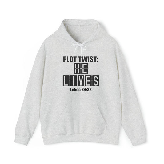 He Lives Premium Hoodie Ash tosave1life.com