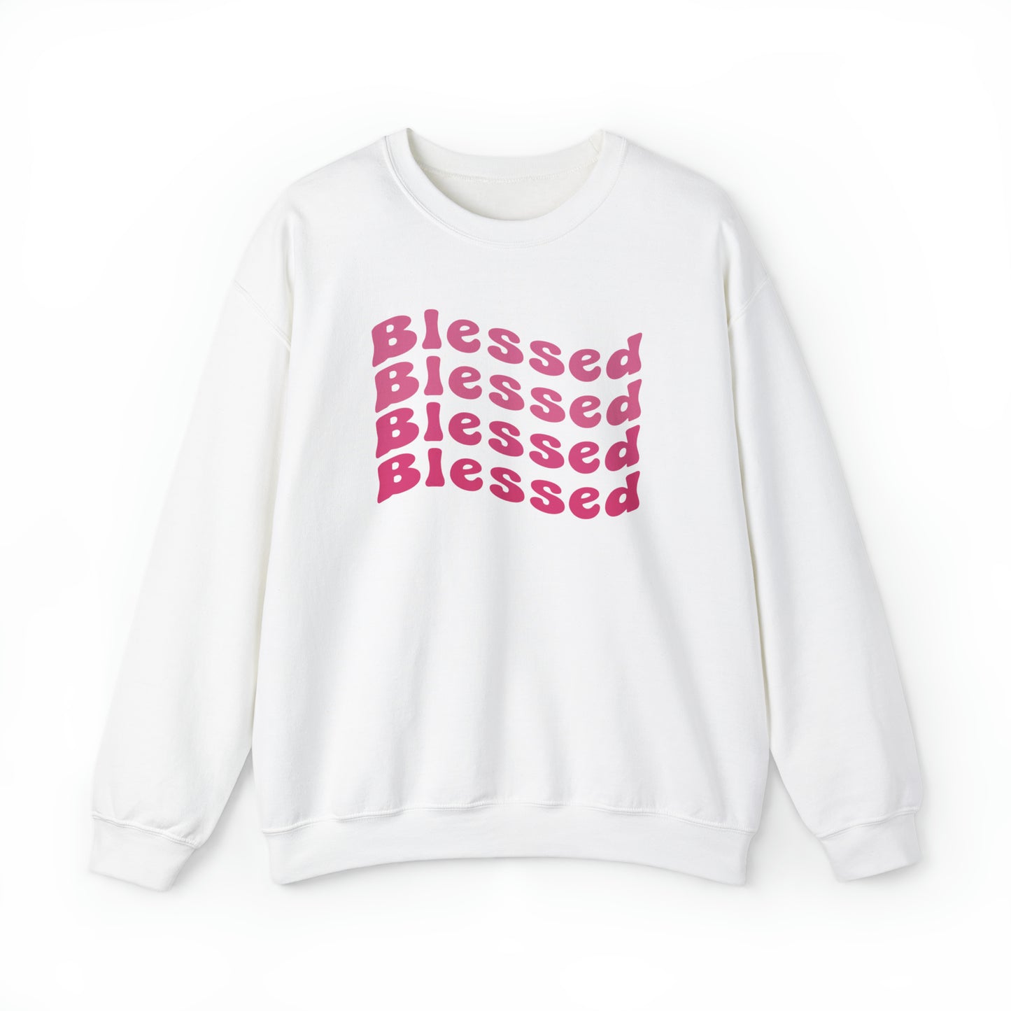 Blessed Premium Sweatshirt White tosave1life.com