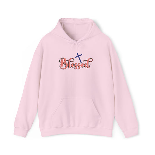 Blessed Premium Hoodie Light Pink tosave1life.com
