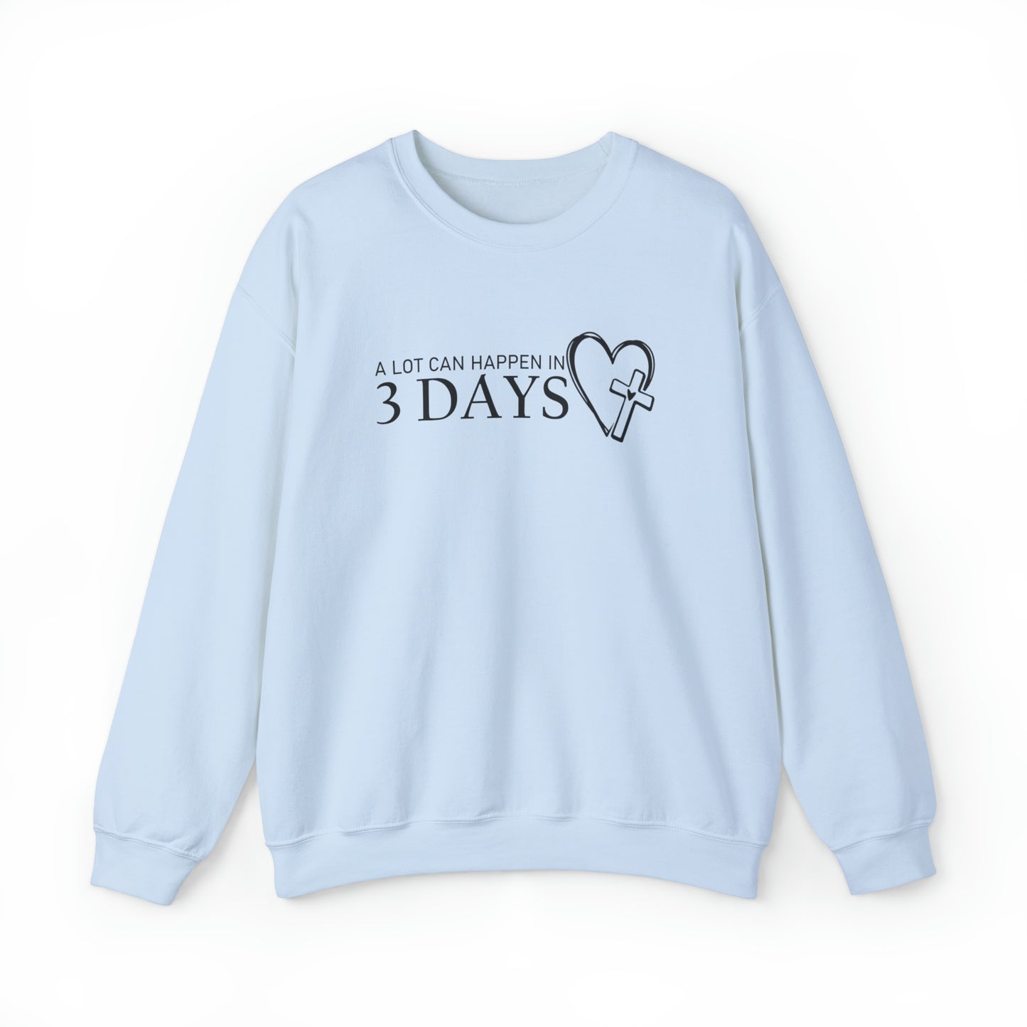 He is Risen Premium Sweatshirt Light Blue tosave1life.com