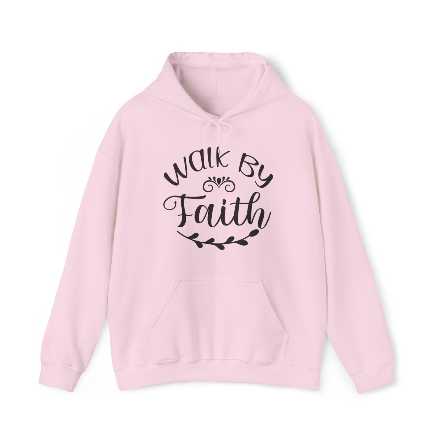Walk by Faith Premium Hoodie Light Pink tosave1life.com