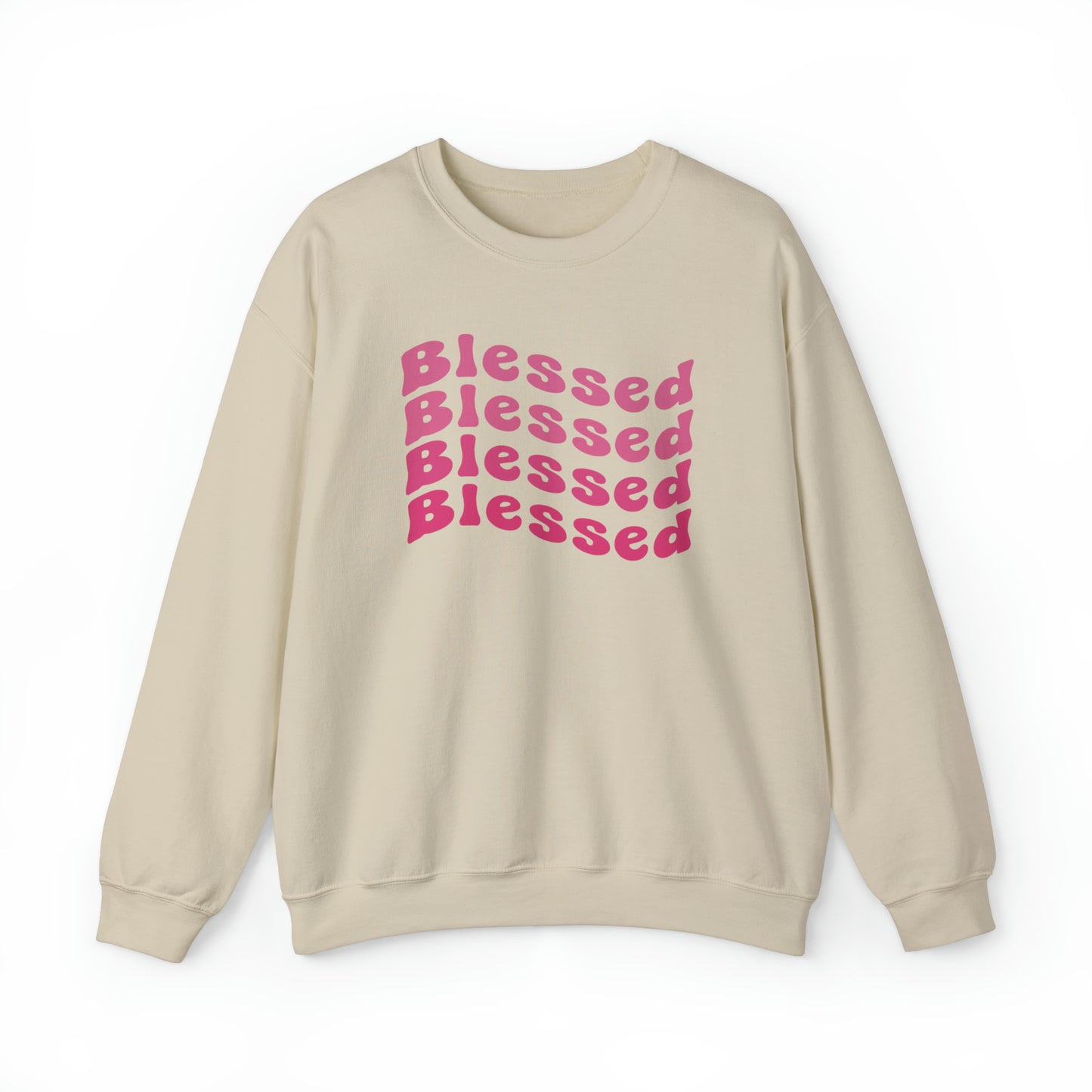 Blessed Premium Sweatshirt Sand tosave1life.com