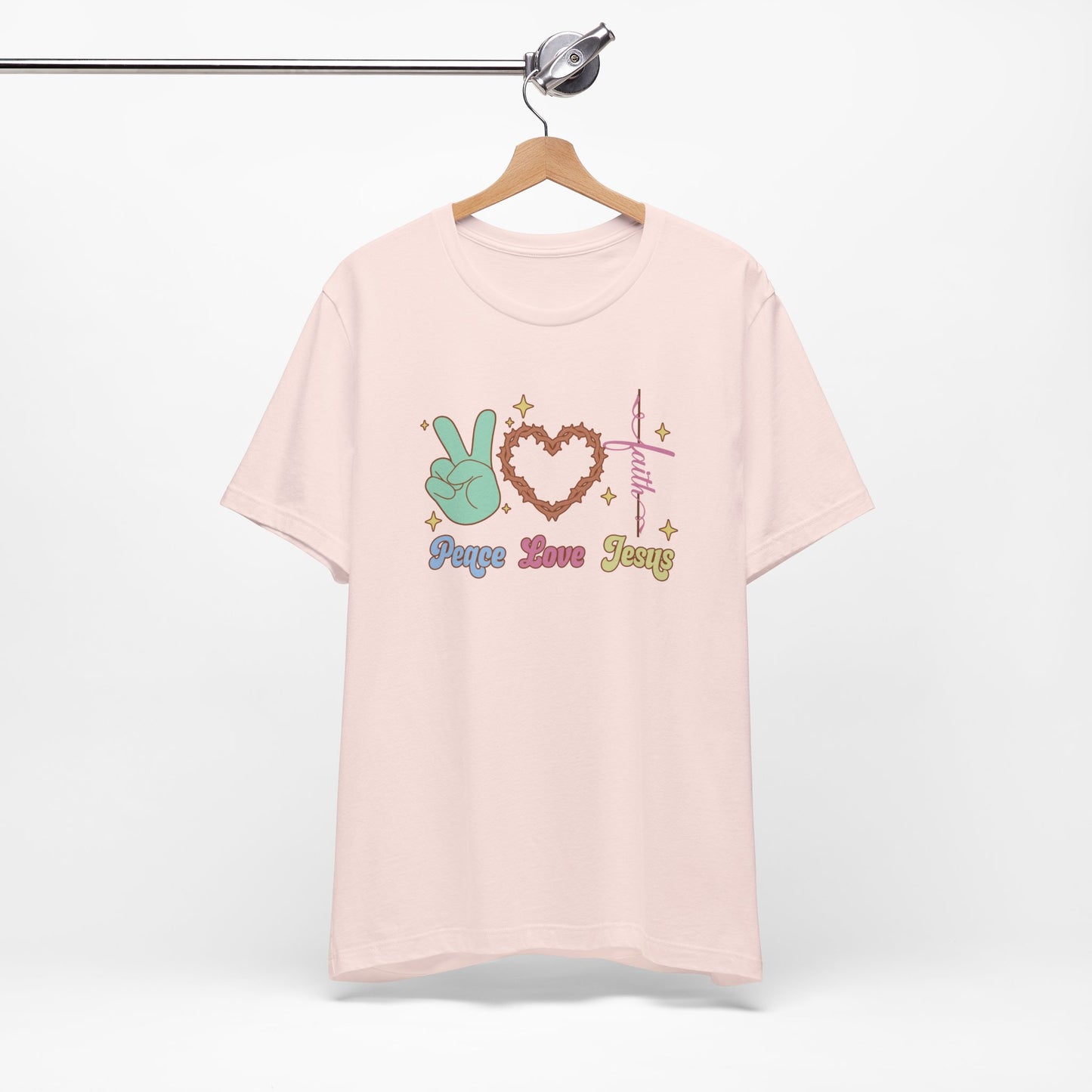 Peace Love Jesus Premium Shirt