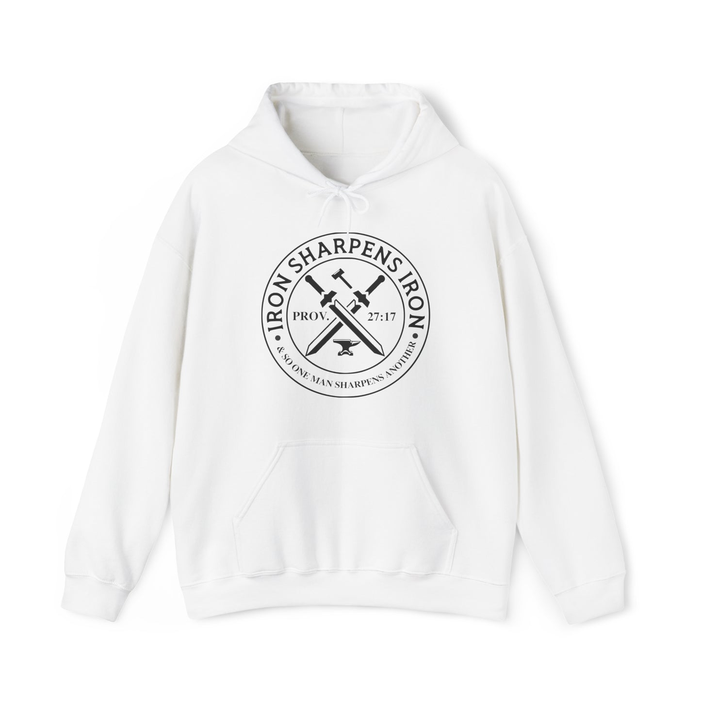 Iron Sharpens Iron Premium Hoodie White tosave1life.com