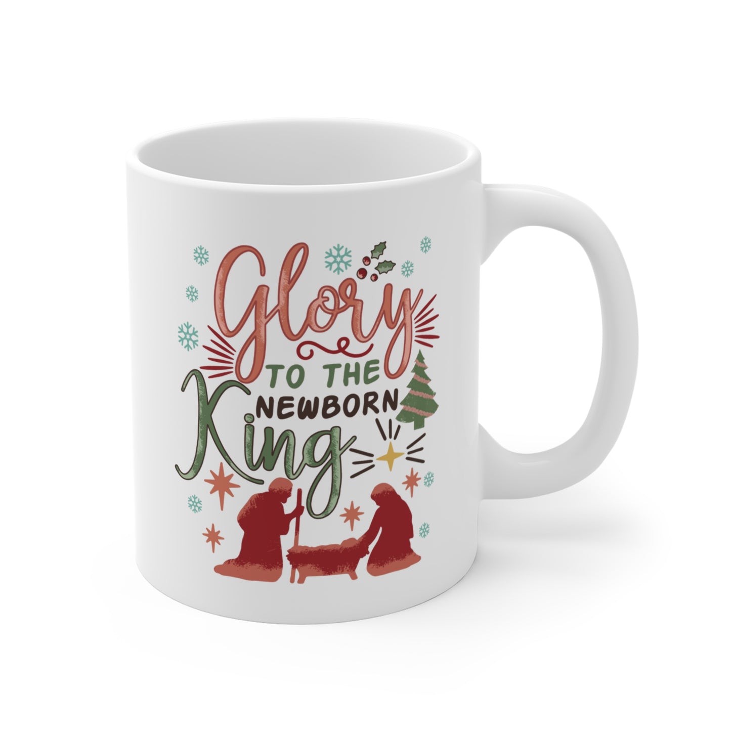 Newborn King Christmas Mug