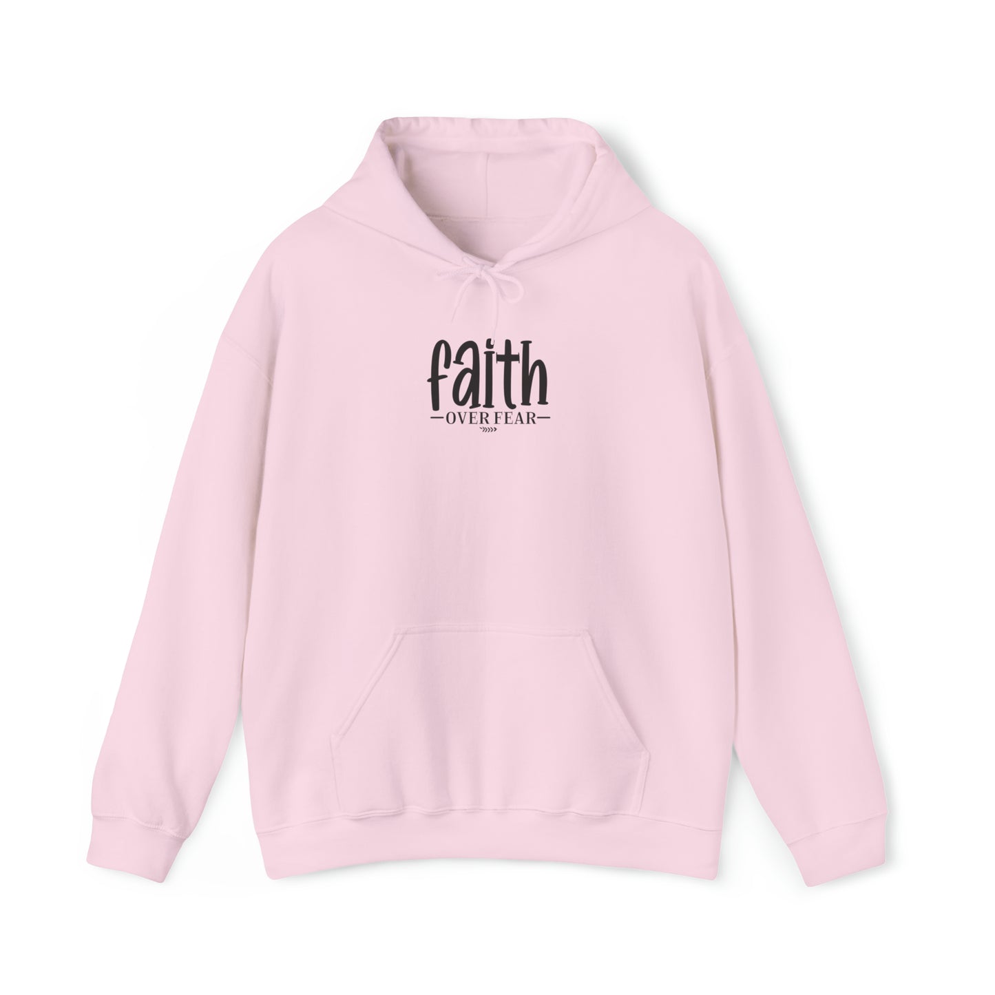 Faith Over Fear Premium Hoodie Light Pink tosave1life.com