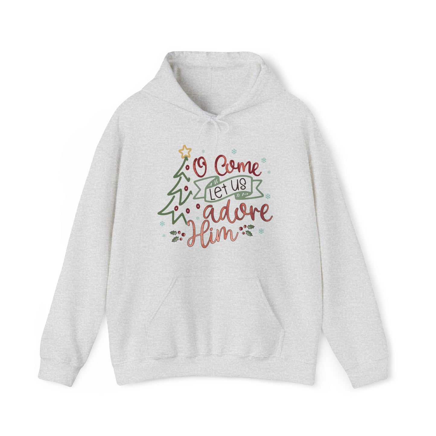 Let Us Adore Him Christmas Hoodie