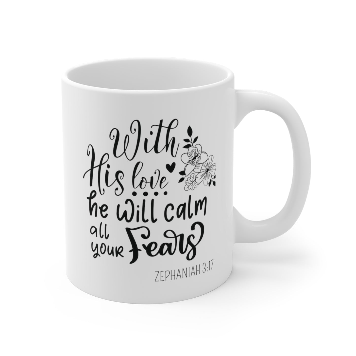 With His Love Premium Mug tosave1life.com