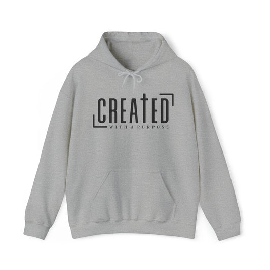 Created With a Purpose Premium Hoodie Sport Grey tosave1life.com