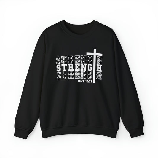 Strength Premium Sweatshirt Black tosave1life.com