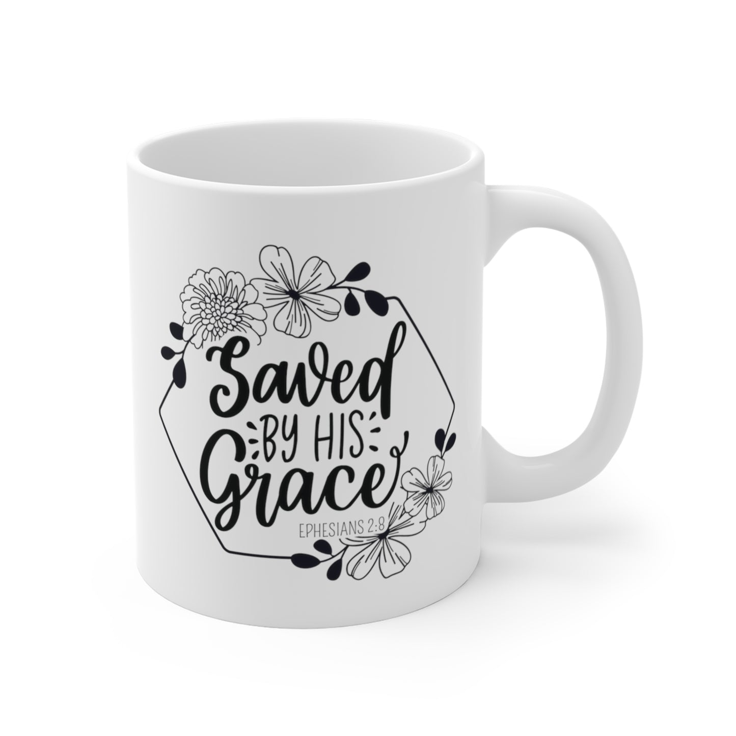 Saved By His Grace Premium Mug tosave1life.com