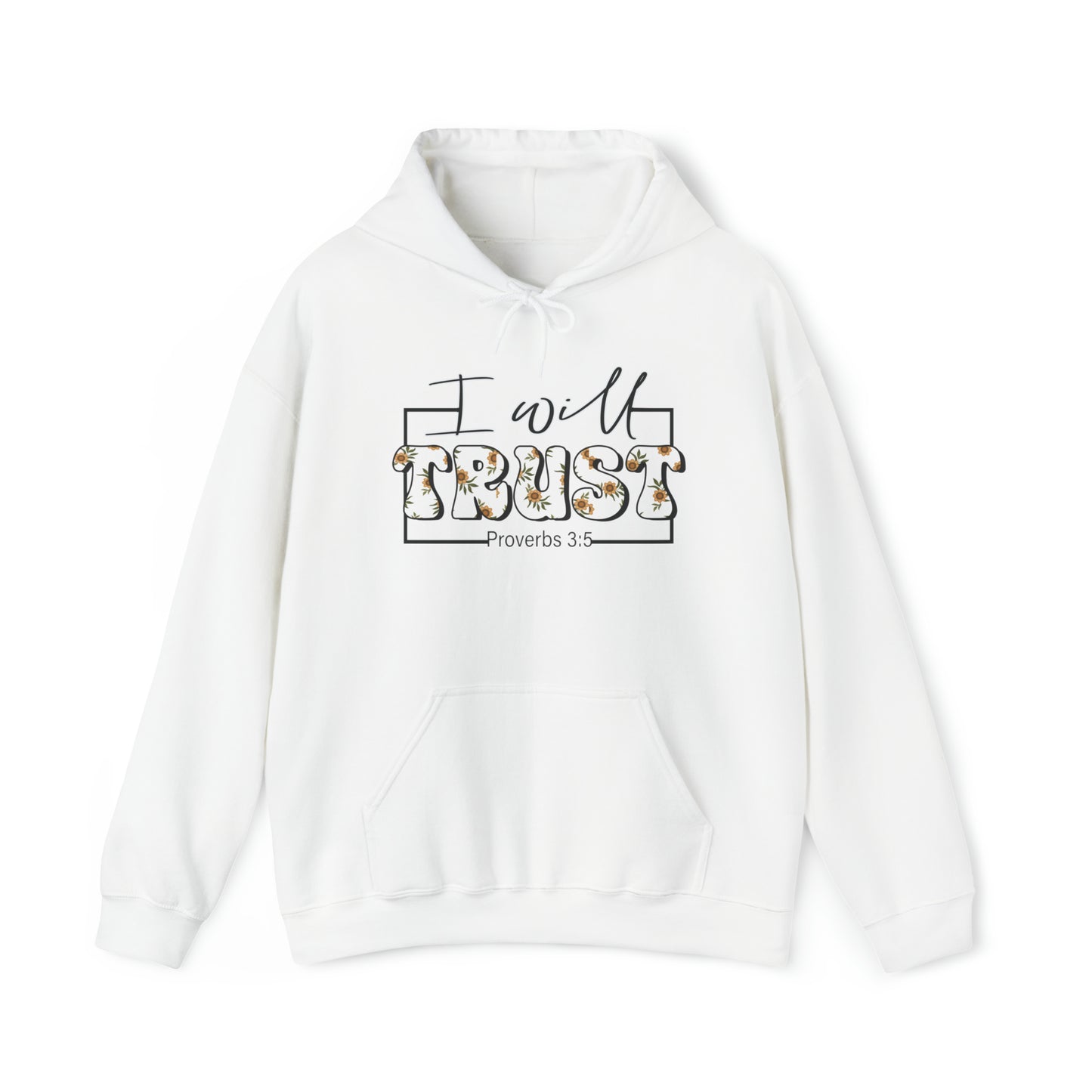 I Will Trust Premium Hoodie White tosave1life.com