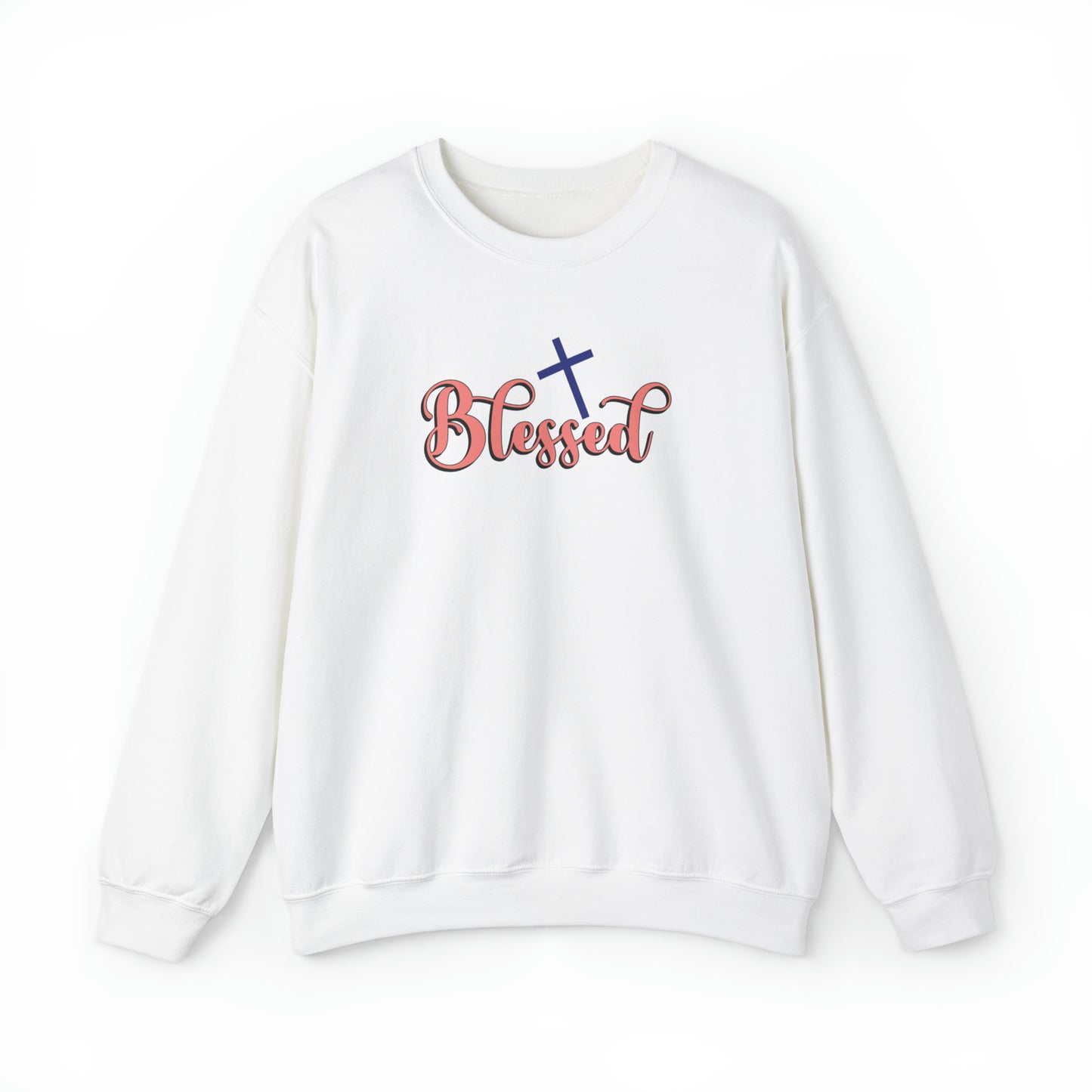Blessed Premium Sweatshirt White tosave1life.com