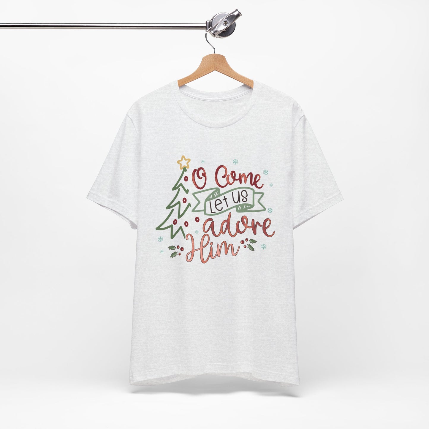 Let Us Adore Him Christmas Shirt