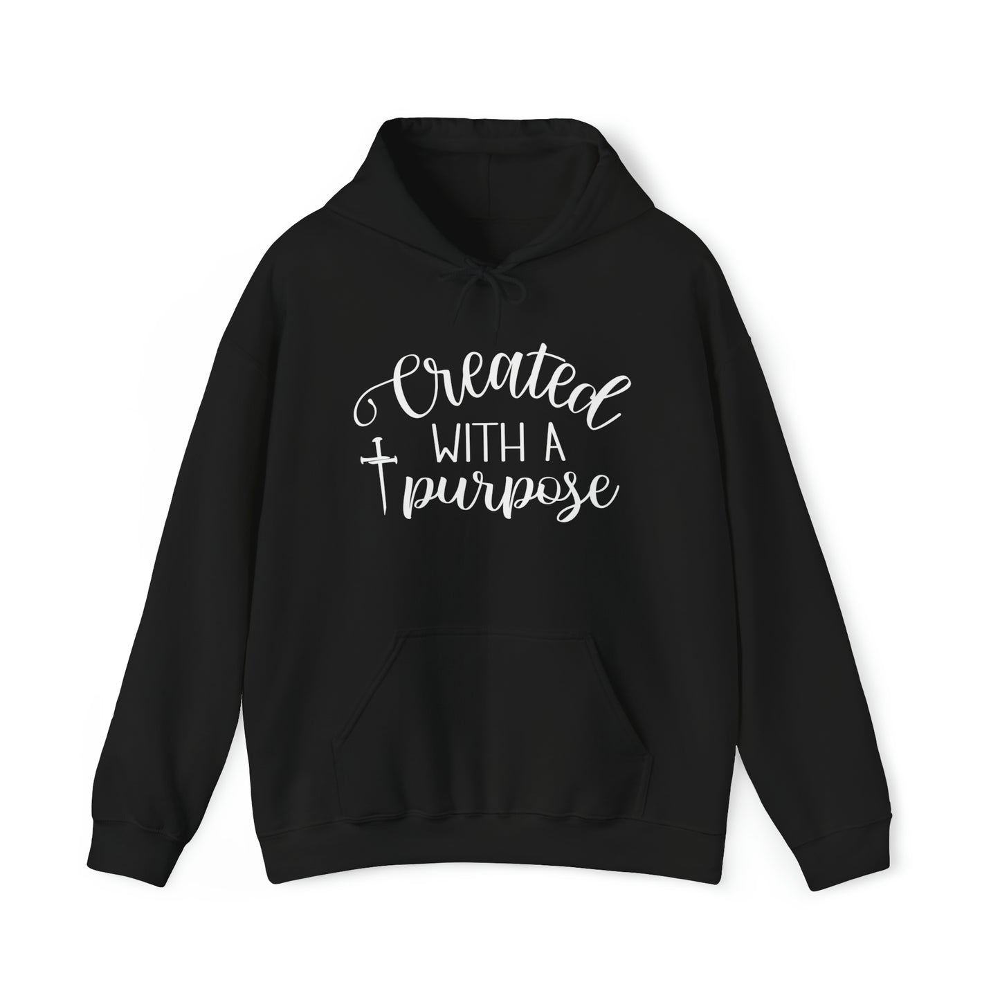 Created With a Purpose Premium Hoodie Black tosave1life.com