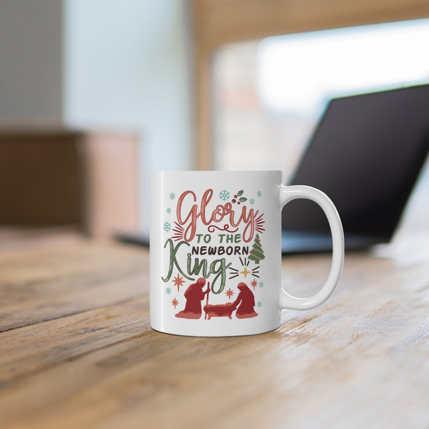 Newborn King Christmas Mug