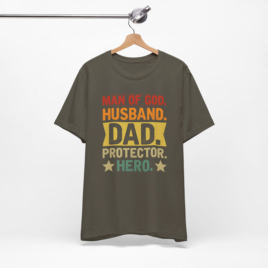 Man of God Dad Premium Shirt