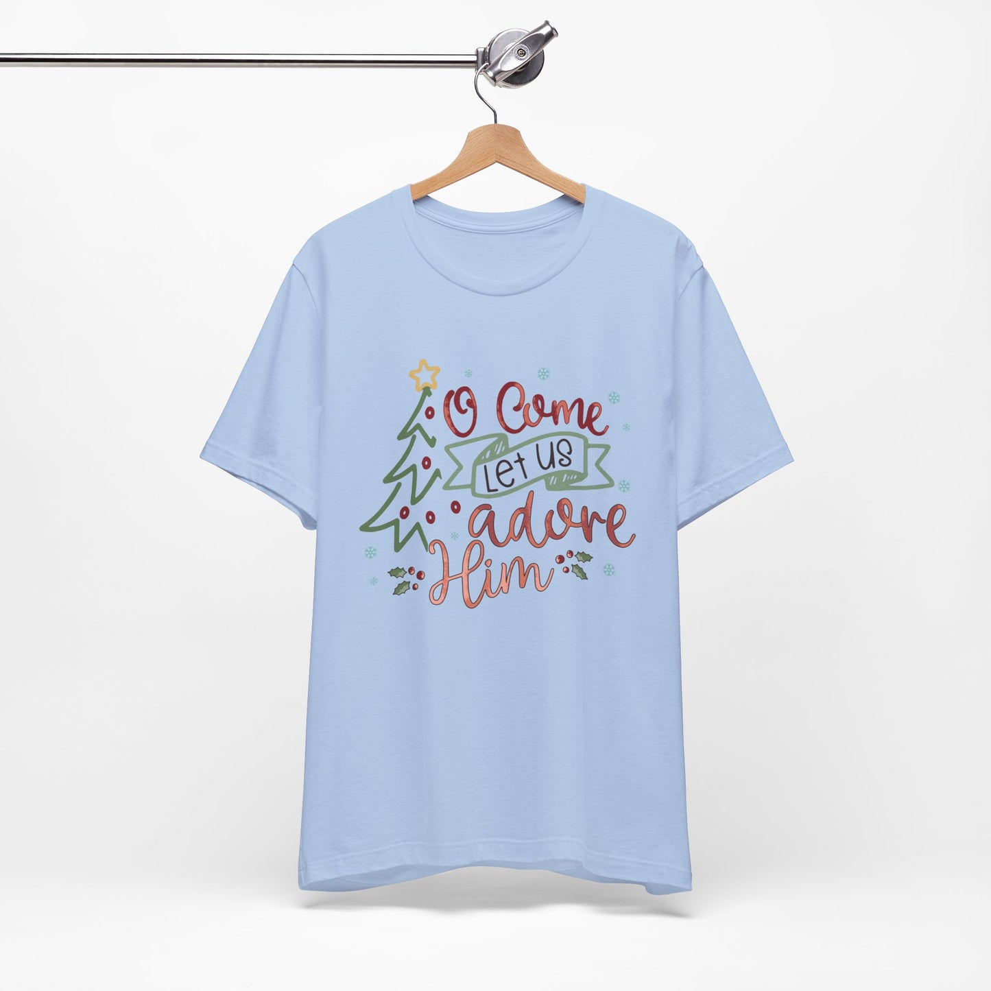 Let Us Adore Him Christmas Shirt