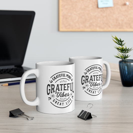 Grateful Vibes Premium Mug tosave1life.com