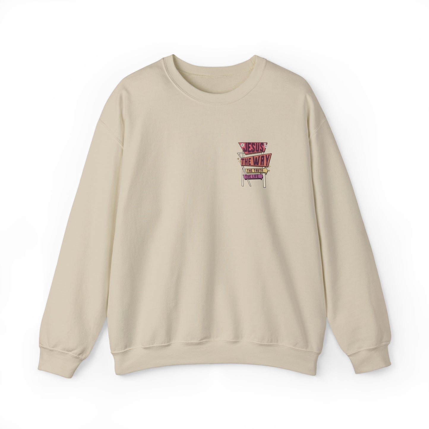Jesus the Way Premium Sweatshirt tosave1life.com