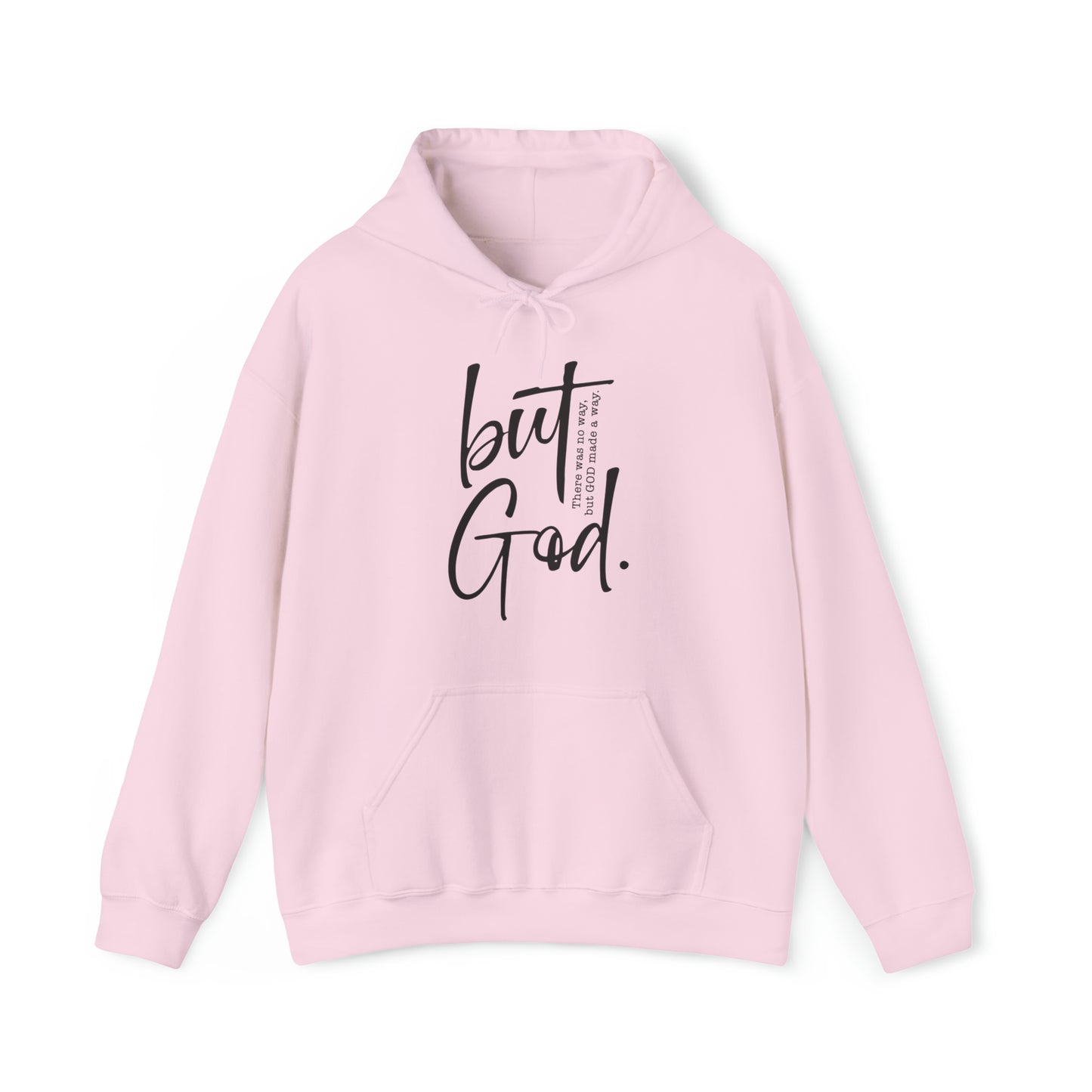 But God Premium Hoodie Light Pink tosave1life.com