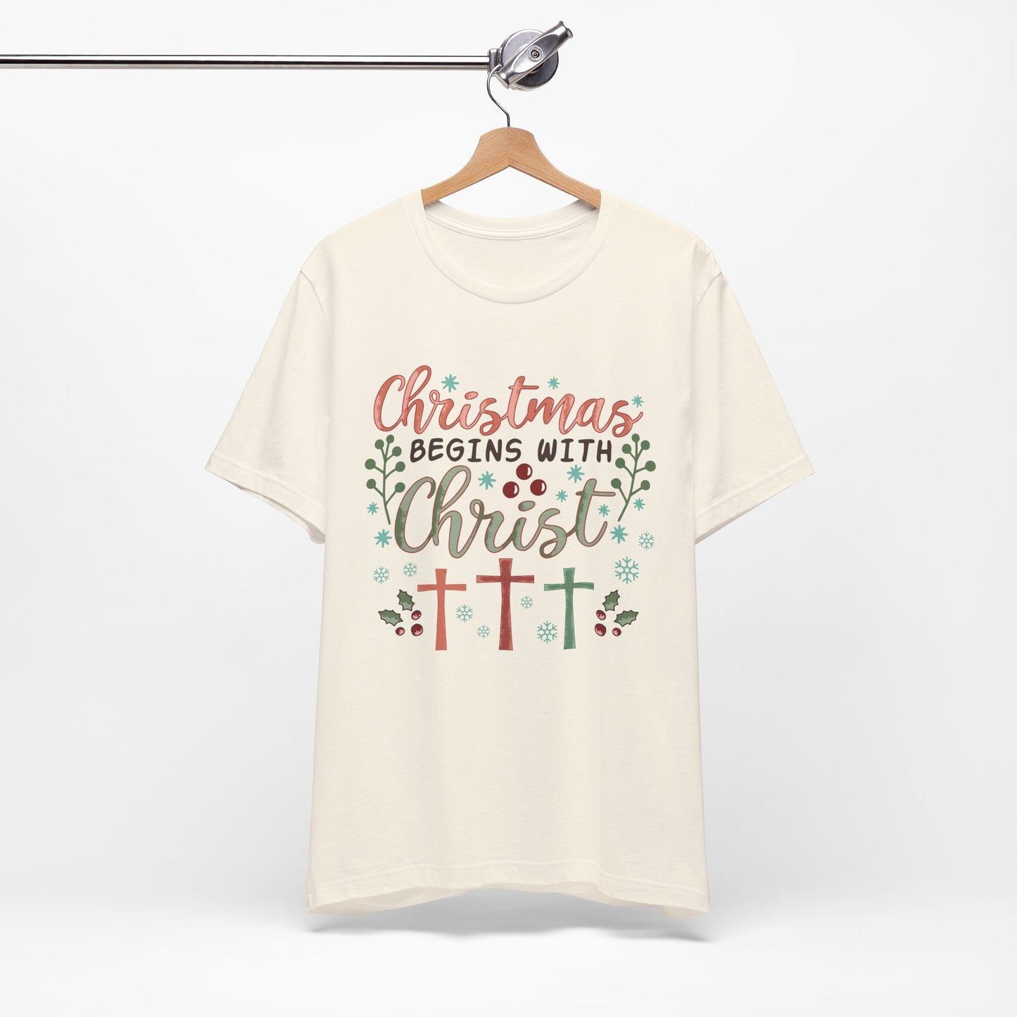 Christmas Begins With Christ Shirt