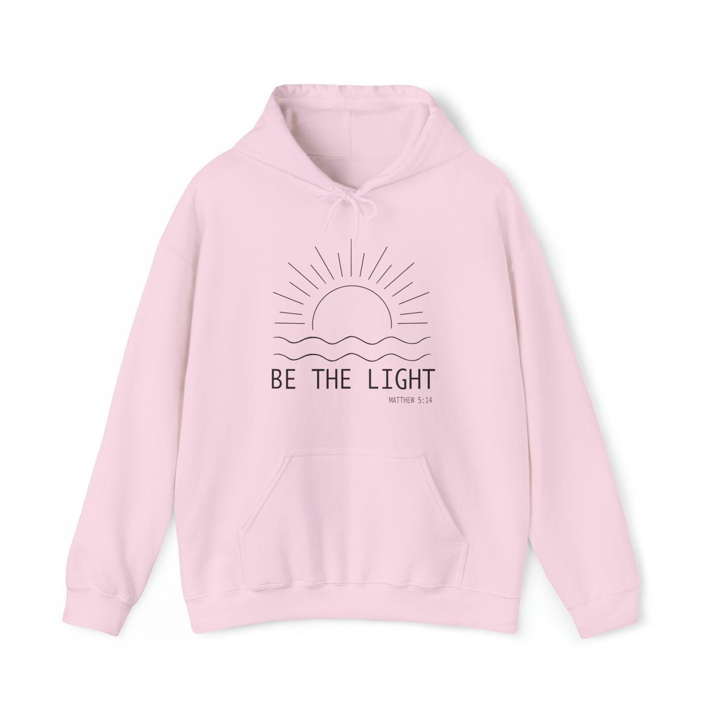 Be The Light Premium Hoodie Light Pink tosave1life.com