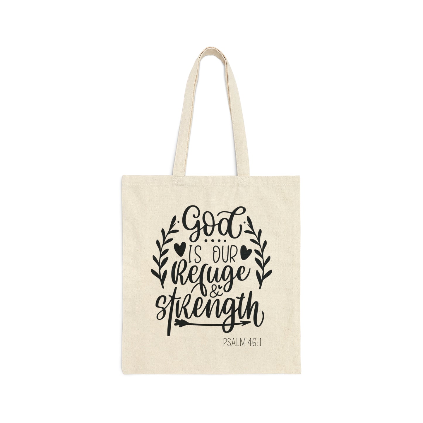 God is Our Refuge Premium Tote Bag tosave1life.com